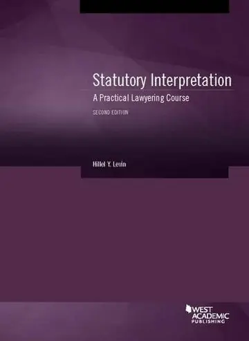 Cover of Statutory Interpretation