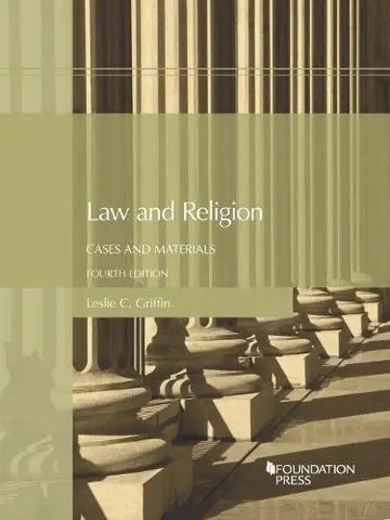 Cover of Law and Religion, Cases and Materials