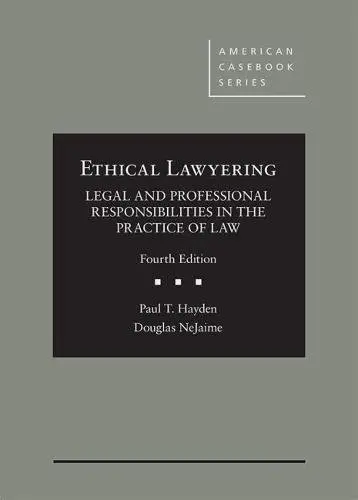 Cover of Ethical Lawyering