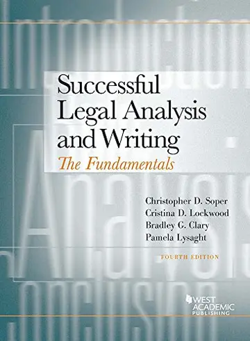 Cover of Successful Legal Analysis and Writing