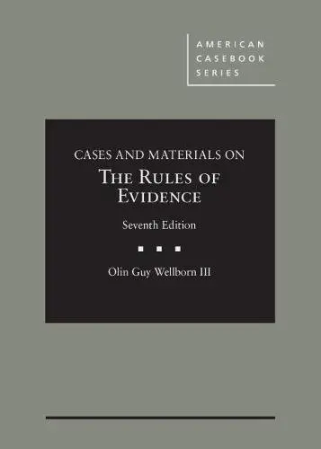 Cover of Cases and Materials on the Rules of Evidence