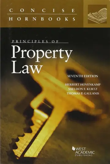 Cover of Principles of Property Law