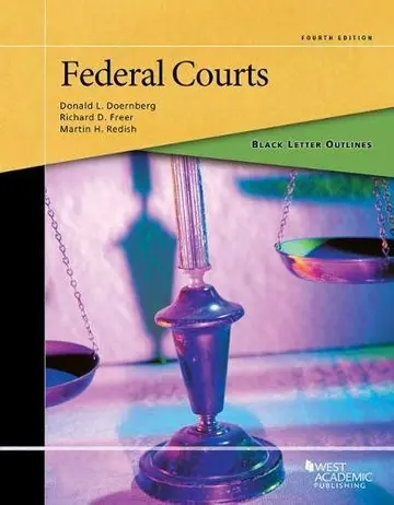Cover of Black Letter Outline on Federal Courts