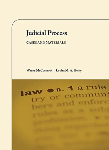 Cover of Judicial Process