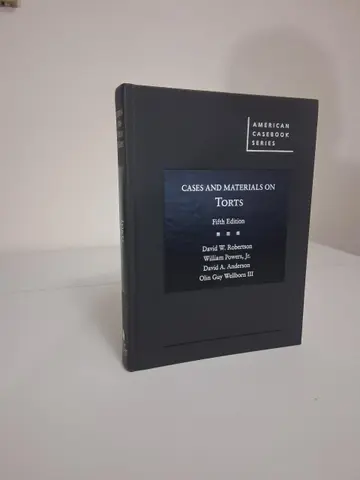 Cover of Cases and Materials on Torts