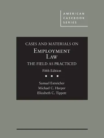 Cover of Cases and Materials on Employment Law, the Field as Practiced