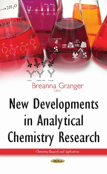 Cover of New Developments in Analytical Chemistry Research