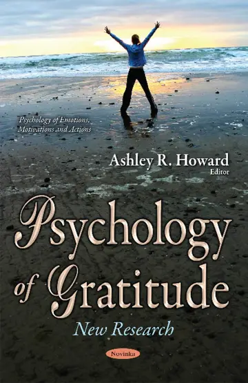 Cover of Psychology of Gratitude