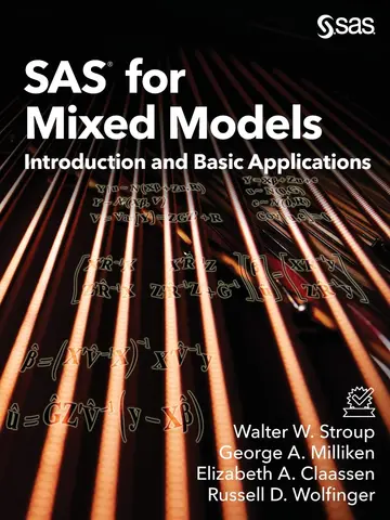Cover of SAS for Mixed Models