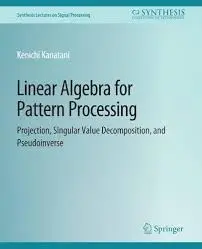 Cover of Linear Algebra for Pattern Processing