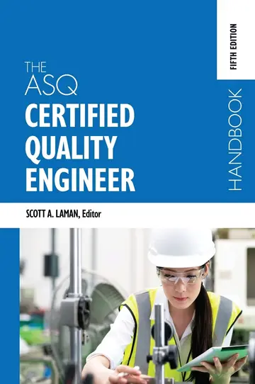 Cover of The ASQ Certified Quality Engineer Handbook, Fifth Edition