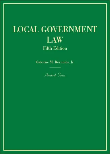 Cover of Local Government Law