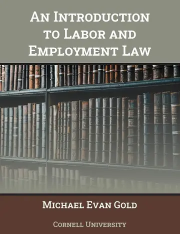 Cover of An Introduction to Labor and Employment Law