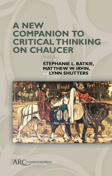 Cover of A New Companion to Critical Thinking on Chaucer