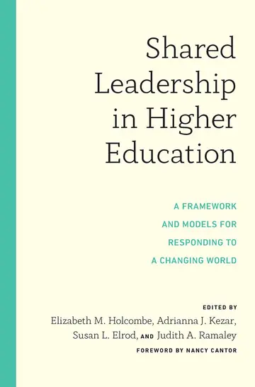 Cover of Shared Leadership in Higher Education