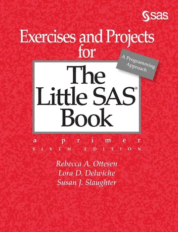 Cover of Exercises and Projects for the Little SAS Book, Sixth Edition
