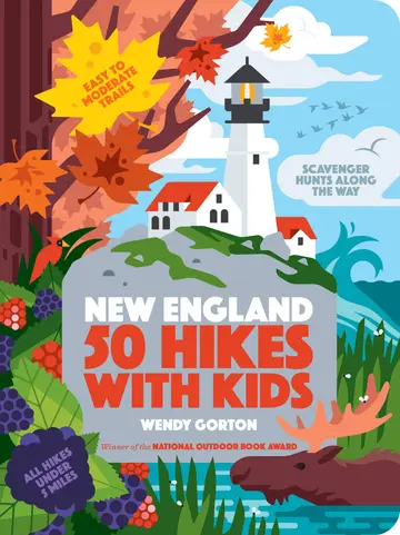 Cover of 50 Hikes with Kids New England