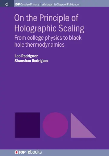 Cover of On the Principle of Holographic Scaling