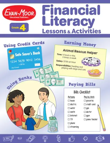 Cover of Financial Literacy Lessons and Activities, Grade 4 Teacher Resource