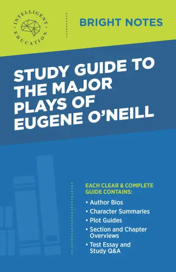 Cover of Study Guide to the Major Plays of Eugene O’Neill