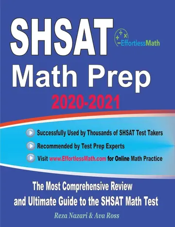 Cover of SHSAT Math Prep 2020-2021