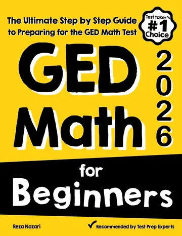 Cover of GED Math for Beginners