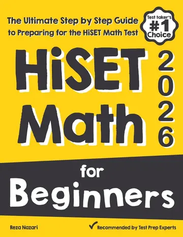 Cover of HiSET Math for Beginners