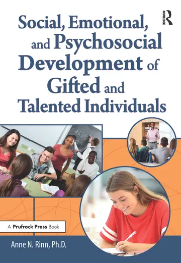 Cover of Social, Emotional, and Psychosocial Development of Gifted and Talented Individuals
