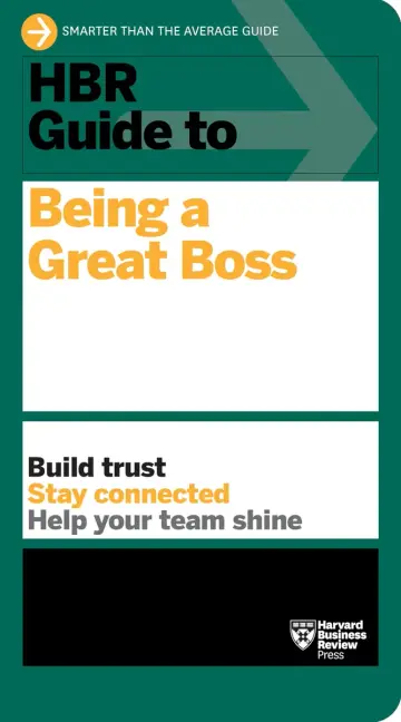Cover of Hbr Guide to Being a Great Boss