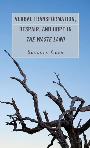 Cover of Verbal Transformation, Despair, and Hope in the Waste Land