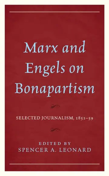 Cover of Marx and Engels on Bonapartism