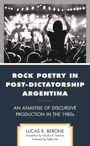 Cover of Rock Poetry in Post-Dictatorship Argentina
