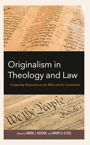 Cover of Originalism in Theology and Law