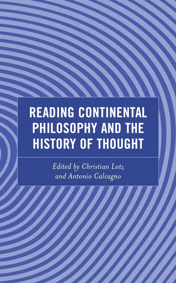 Cover of Reading Continental Philosophy and the History of Thought