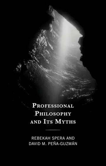 Cover of Professional Philosophy and Its Myths