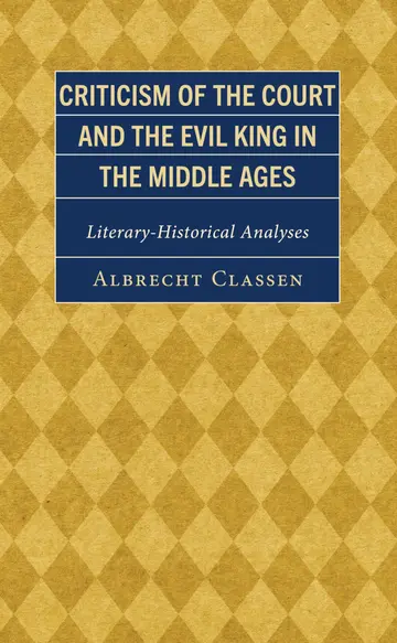 Cover of Criticism of the Court and the Evil King in the Middle Ages
