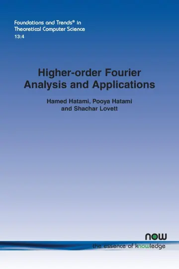 Cover of Higher-order Fourier Analysis and Applications
