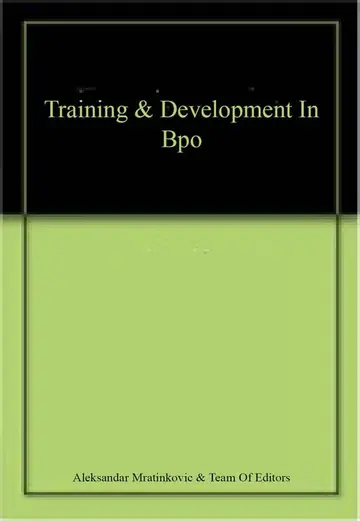 Cover of Training & Development in Bpo