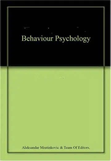 Cover of Behaviour Psychology