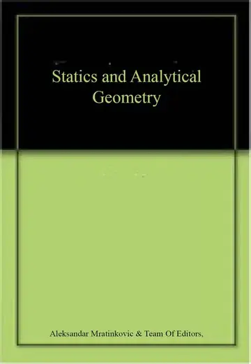 Cover of Statics and Analytical Geometry