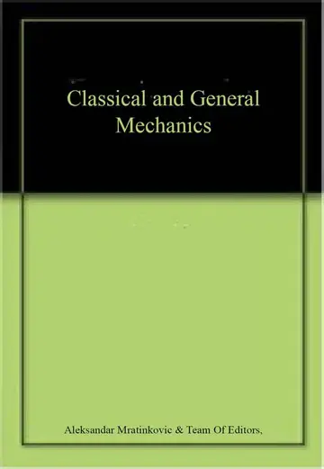 Cover of Classical and General Mechanics