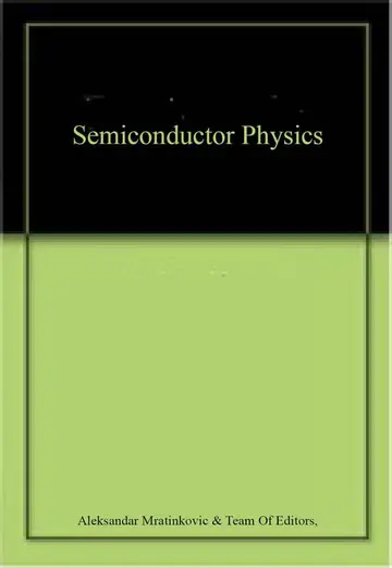 Cover of Semiconductor Physics