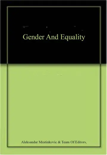 Cover of Gender and Equality