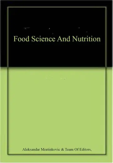 Cover of Food Science and Nutrition