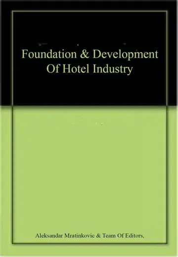Cover of Foundation & Development of Hotel Industry