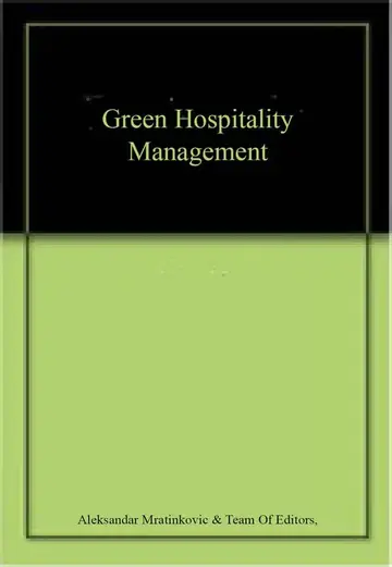 Cover of Green Hospitality Management