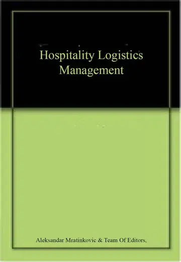 Cover of Hospitality Logistics Management