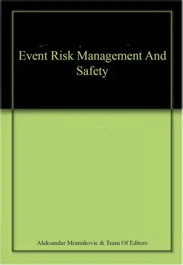 Cover of Event Risk Management and Safety