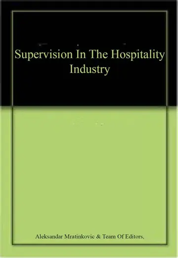 Cover of Supervision in the Hospitality Industry