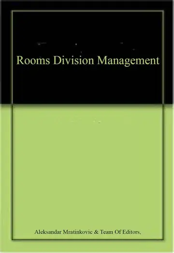 Cover of Rooms Division Management